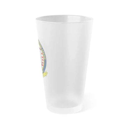NOSC NYC (U.S. Navy) Frosted Pint Glass 16oz - Go Mug Yourself