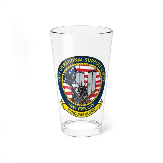 NOSC NYC (U.S. Navy) Pint Glass 16oz 16oz - Go Mug Yourself
