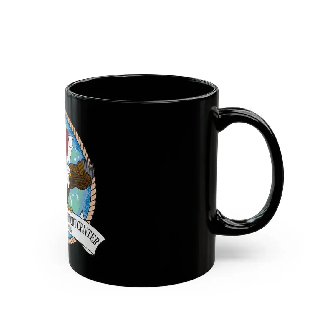 NOSC Rock Island (U.S. Navy) Black Coffee Mug - Go Mug Yourself