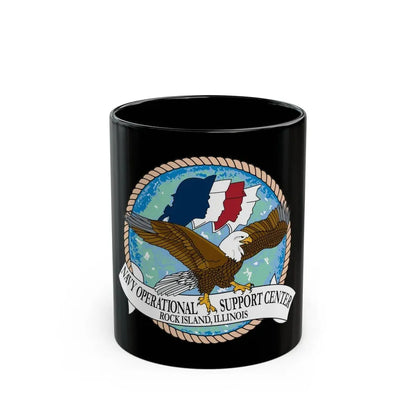 NOSC Rock Island (U.S. Navy) Black Coffee Mug - Go Mug Yourself