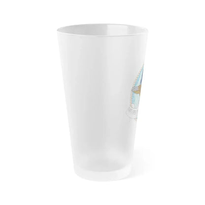 NOSC Rock Island (U.S. Navy) Frosted Pint Glass 16oz - Go Mug Yourself