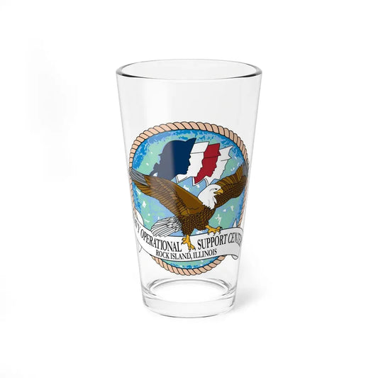 NOSC Rock Island (U.S. Navy) Pint Glass 16oz 16oz - Go Mug Yourself
