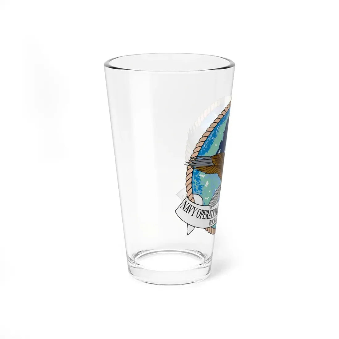 NOSC Rock Island (U.S. Navy) Pint Glass 16oz - Go Mug Yourself