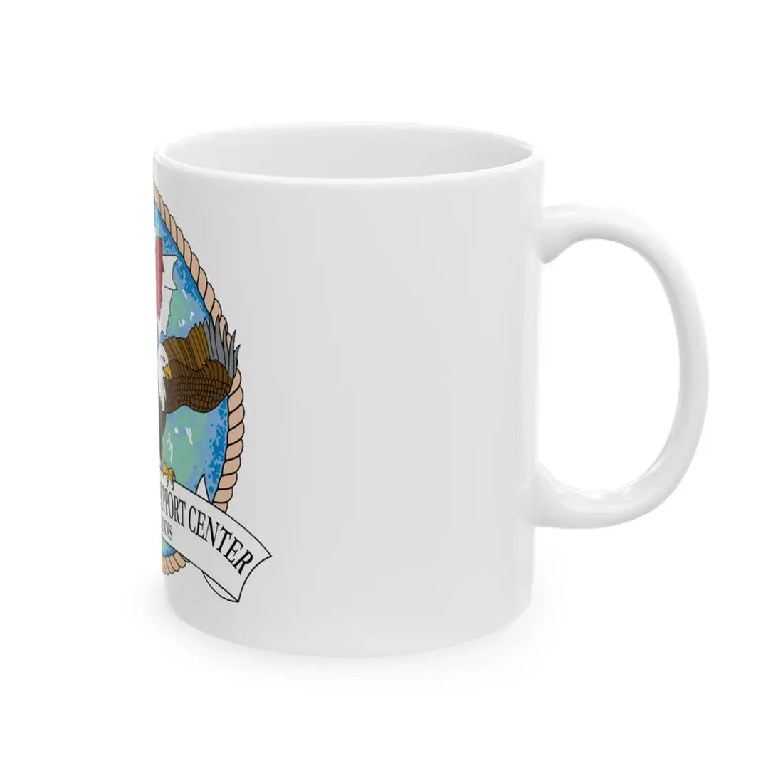 NOSC Rock Island (U.S. Navy) White Coffee Mug - Go Mug Yourself