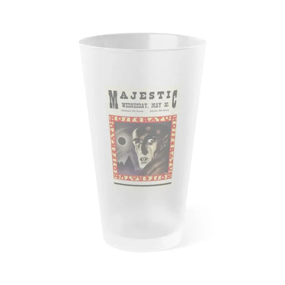 NOSFERATU 1921 Movie Poster - Frosted Pint Glass 16oz 16oz Frosted - Go Mug Yourself