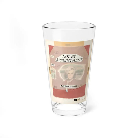 Not by Appointment by Mary Frances Doner (Avalon Books, 1972) - Pint Glass 16oz 16oz - Go Mug Yourself