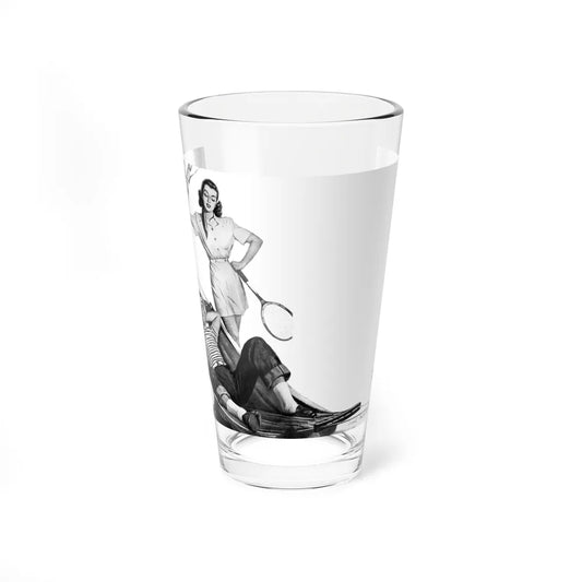 Not Like In The Movies, Calling All Girls, June 1948 (Magazine Illustration) Pint Glass 16oz 16oz - Go Mug Yourself