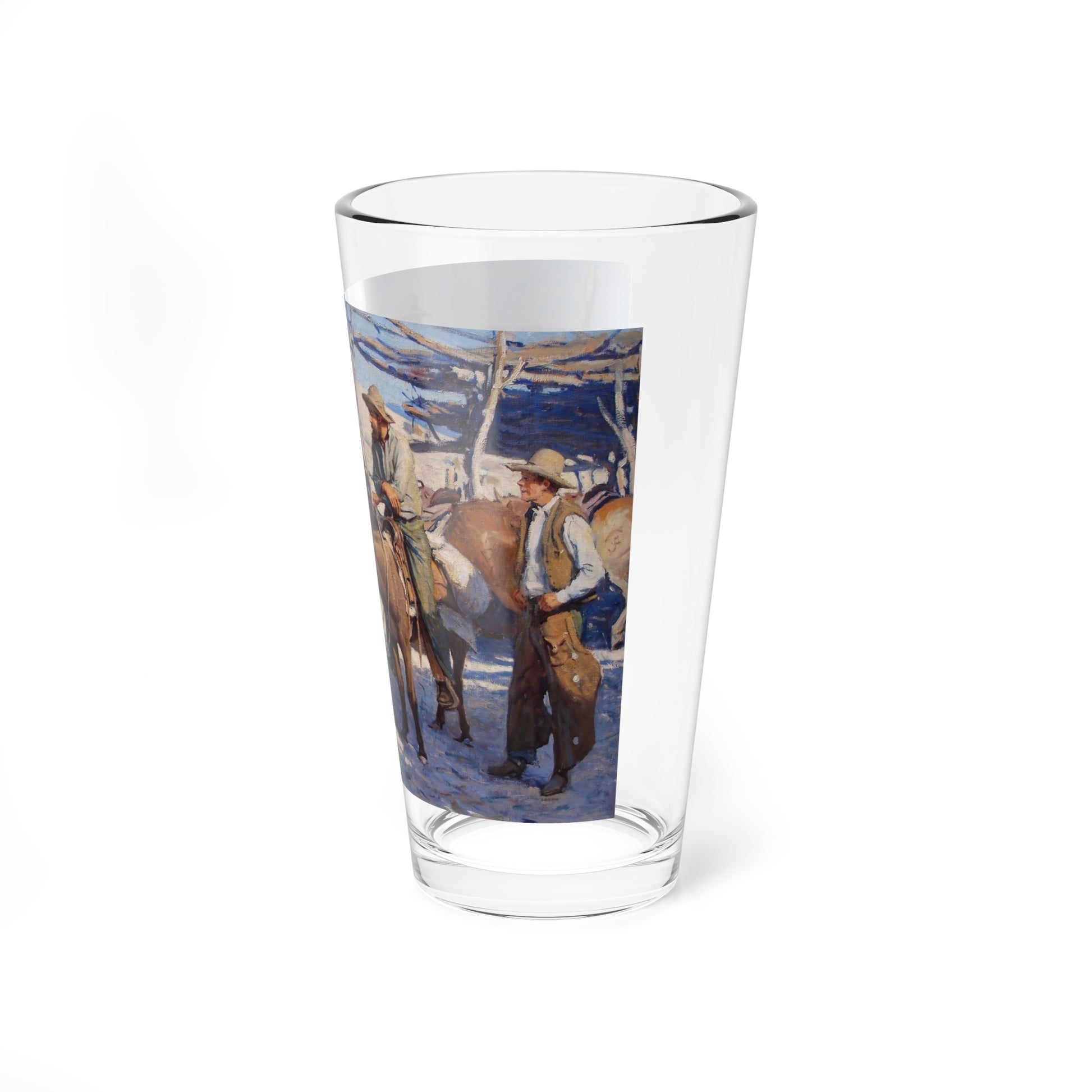 Not Much of a Hand (1927) (Magazine Illustration) Pint Glass 16oz-Go Mug Yourself