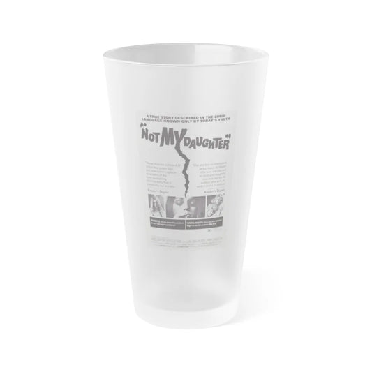 NOT MY DAUGHTER 1975 Movie Poster - Frosted Pint Glass 16oz-16oz-Frosted-Go Mug Yourself