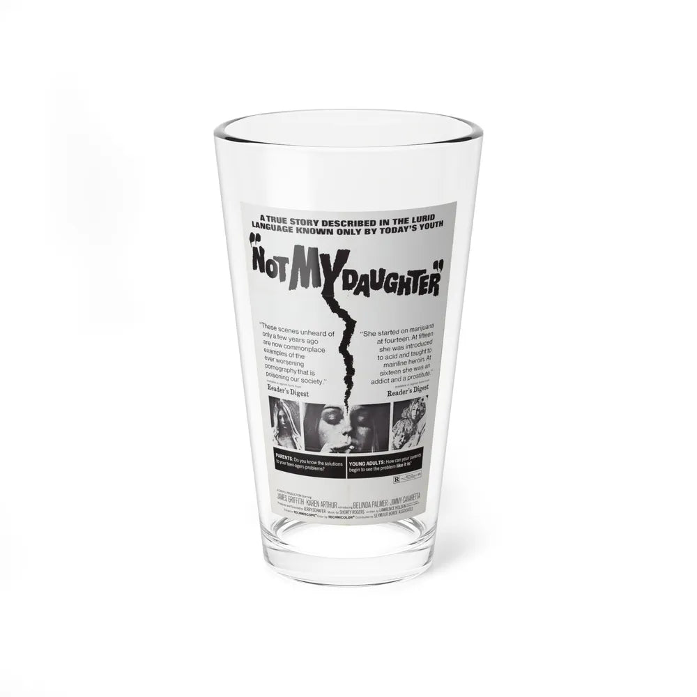 NOT MY DAUGHTER 1975 Movie Poster - Pint Glass 16oz-16oz-Go Mug Yourself