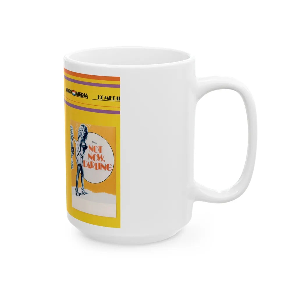 NOT NOW DARLING (VHS COVER) - White Coffee Mug-Go Mug Yourself