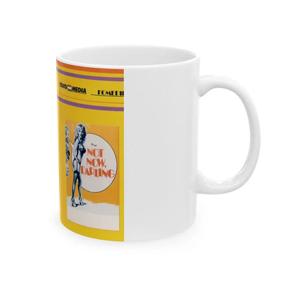 NOT NOW DARLING (VHS COVER) - White Coffee Mug-Go Mug Yourself