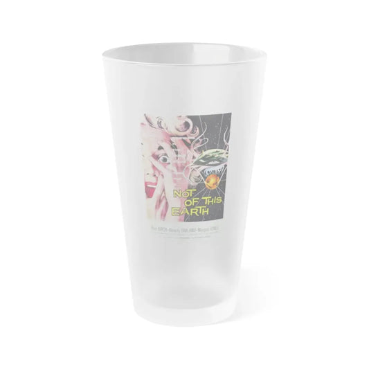 NOT OF THIS EARTH 1957 Movie Poster - Frosted Pint Glass 16oz 16oz Frosted - Go Mug Yourself
