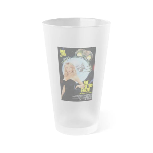 NOT OF THIS EARTH 1988 Movie Poster - Frosted Pint Glass 16oz-16oz-Frosted-Go Mug Yourself