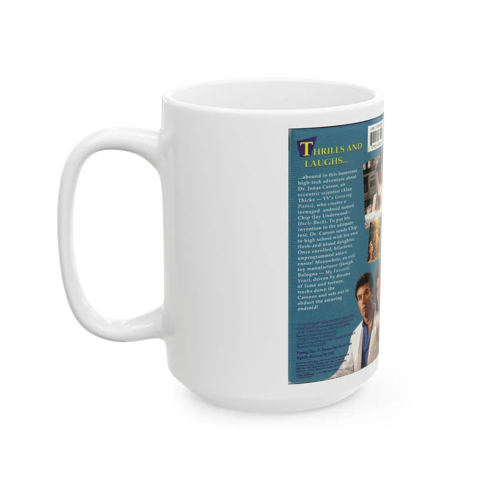 NOT QUITE HUMAN (VHS COVER) - White Coffee Mug-Go Mug Yourself