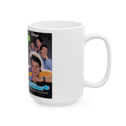 NOT QUITE HUMAN (VHS COVER) - White Coffee Mug-Go Mug Yourself