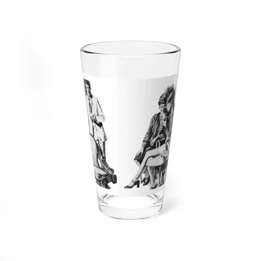Not The Marrying Kind by Stella Johns, Woman's Realm, 1971 (Magazine Illustration) Pint Glass 16oz 16oz - Go Mug Yourself