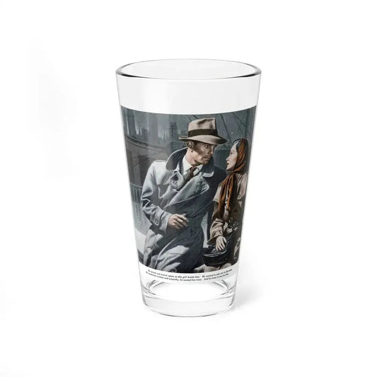 Not To Be Alone (Pt. 3-1), Redbook, April 1948 (Magazine Illustration) Pint Glass 16oz 16oz - Go Mug Yourself