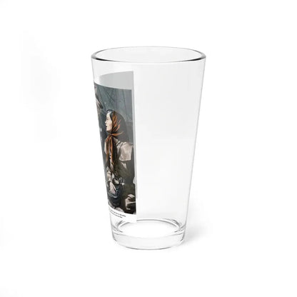 Not To Be Alone (Pt. 3-1), Redbook, April 1948 (Magazine Illustration) Pint Glass 16oz - Go Mug Yourself