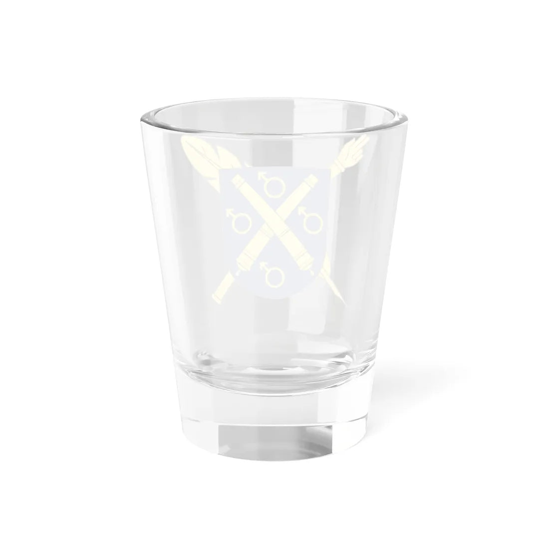 Notarius Publicus Karlskoga vapen (Sweden) (Coat of Arms) Shot Glass 1.5oz - Go Mug Yourself
