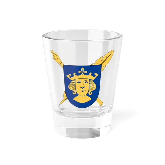 Notarius Publicus Stockholm vapen (Sweden) (Coat of Arms) Shot Glass 1.5oz 1.5oz - Go Mug Yourself