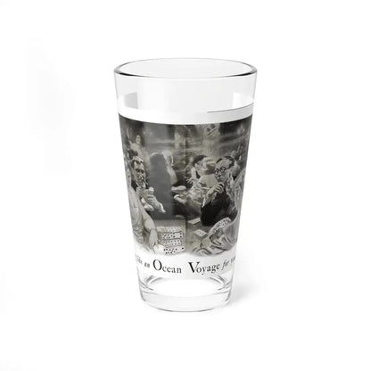 Nothing like an Ocean Voyage for your Health, Cosmopolitan, September 1930 (Magazine Illustration) Pint Glass 16oz 16oz - Go Mug Yourself