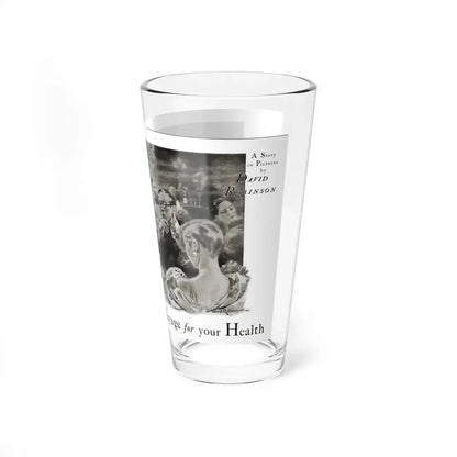 Nothing like an Ocean Voyage for your Health, Cosmopolitan, September 1930 (Magazine Illustration) Pint Glass 16oz - Go Mug Yourself