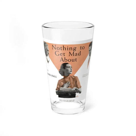 Nothing to Get Mad About, Redbook, December 1936 (Magazine Illustration) Pint Glass 16oz 16oz - Go Mug Yourself