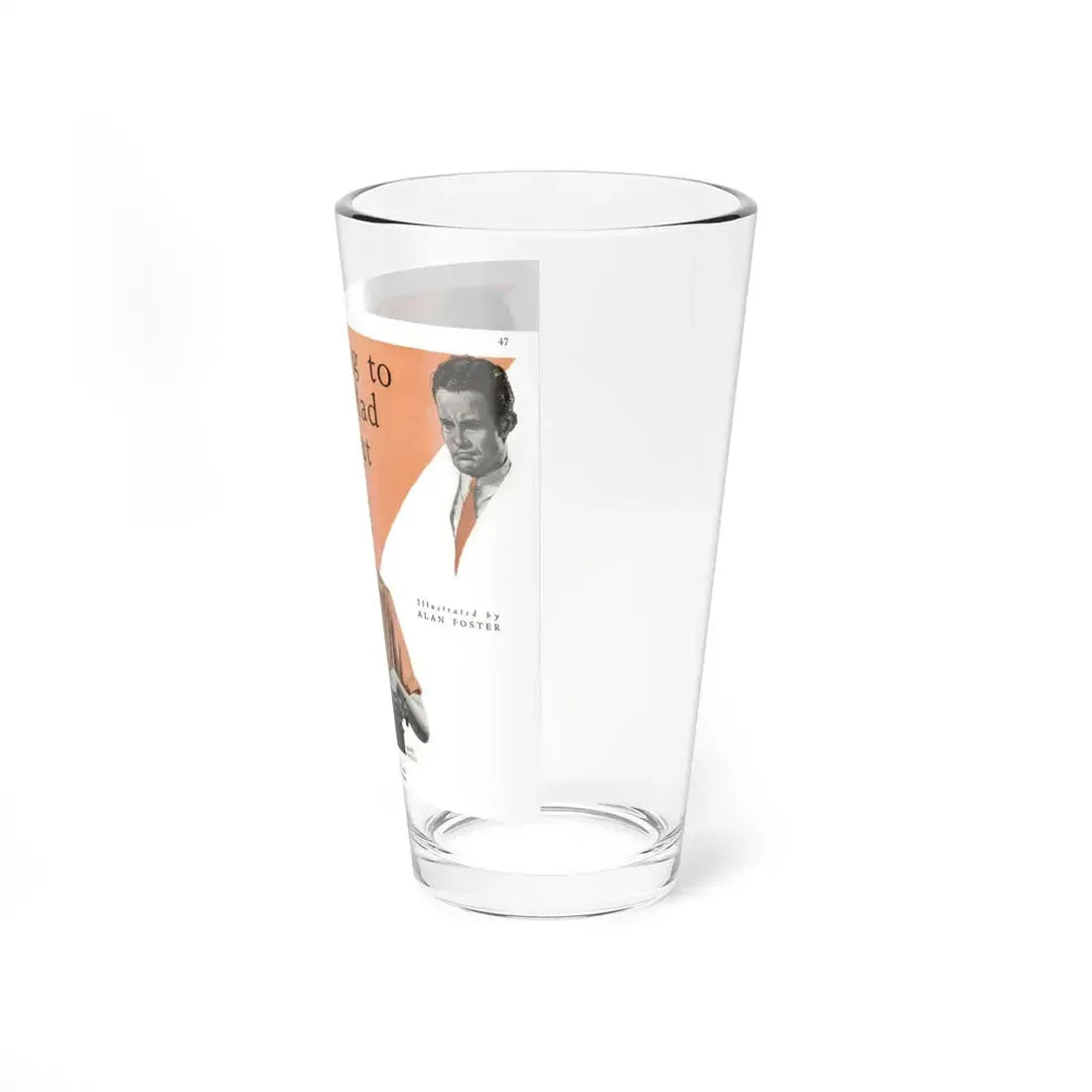 Nothing to Get Mad About, Redbook, December 1936 (Magazine Illustration) Pint Glass 16oz - Go Mug Yourself