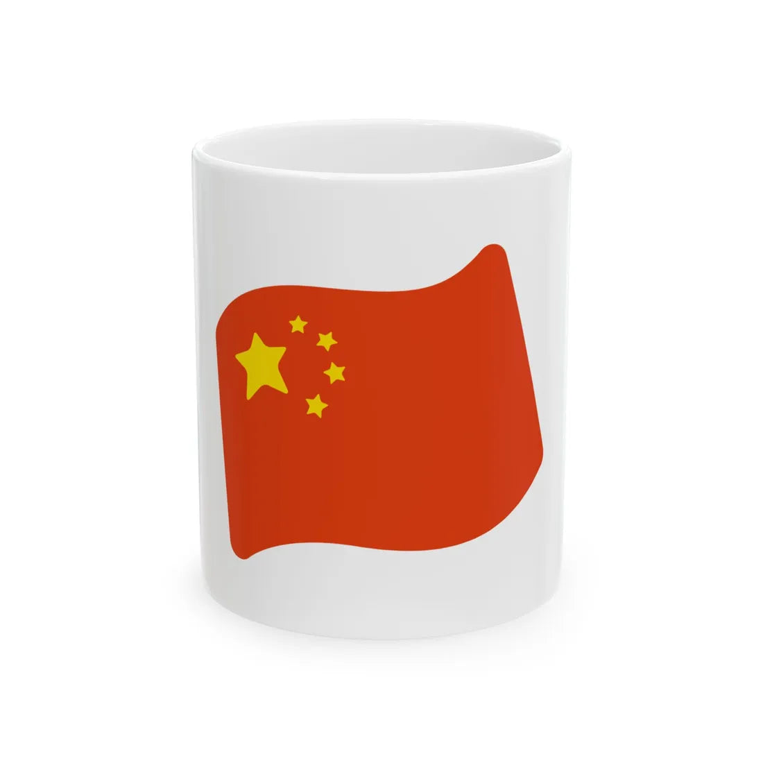 Noto Emoji KitKat 1f1e8 1f1f3 (China) White Coffee Mug 11oz - Go Mug Yourself