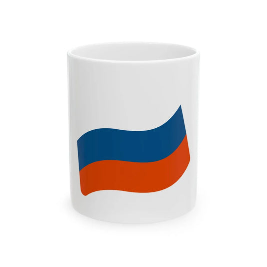 Noto Emoji KitKat 1f1f7 1f1fa (Russia) White Coffee Mug 11oz - Go Mug Yourself