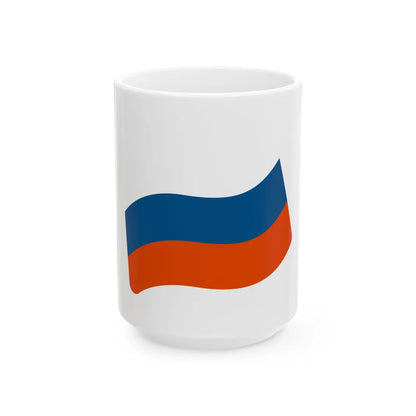 Noto Emoji KitKat 1f1f7 1f1fa (Russia) White Coffee Mug 15oz - Go Mug Yourself