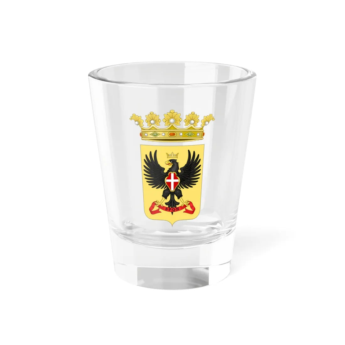 Noto-Stemma (Italy) (Coat of Arms) Shot Glass 1.5oz 1.5oz - Go Mug Yourself