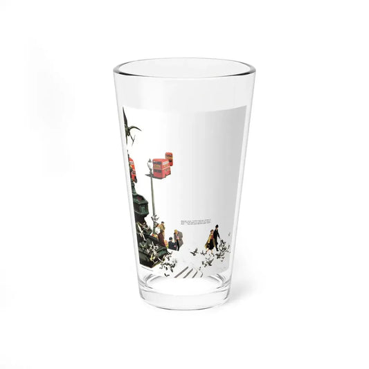 Notorious Tenant, Collier's, February 3, 1956 (Magazine Illustration) Pint Glass 16oz 16oz - Go Mug Yourself