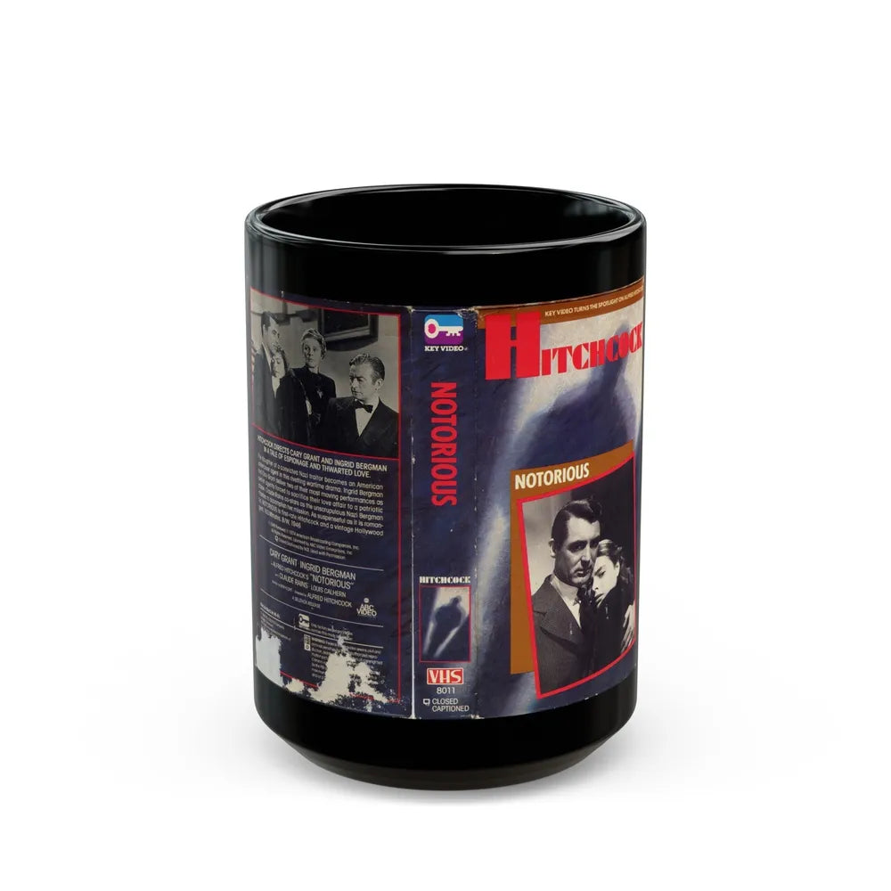 NOTORIOUS (VHS COVER) - Black Coffee Mug-15oz-Go Mug Yourself