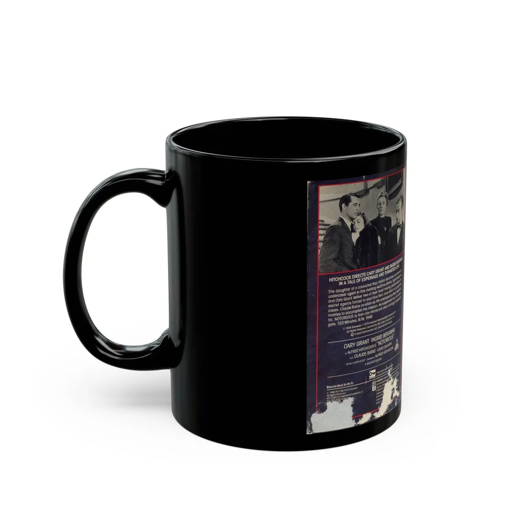 NOTORIOUS (VHS COVER) - Black Coffee Mug-Go Mug Yourself