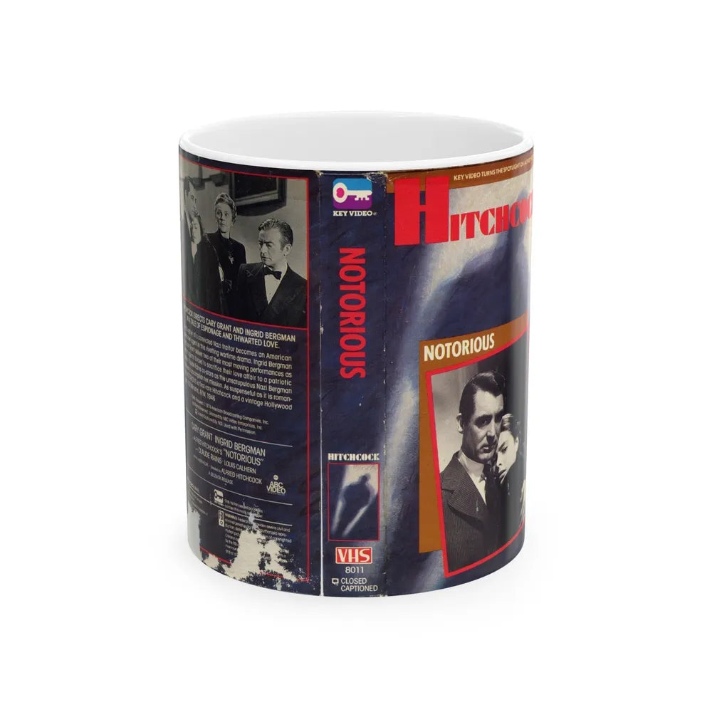 NOTORIOUS (VHS COVER) - White Coffee Mug-11oz-Go Mug Yourself