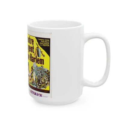 NOTRE AGENT DE HARLEM (VHS COVER) - White Coffee Mug-Go Mug Yourself