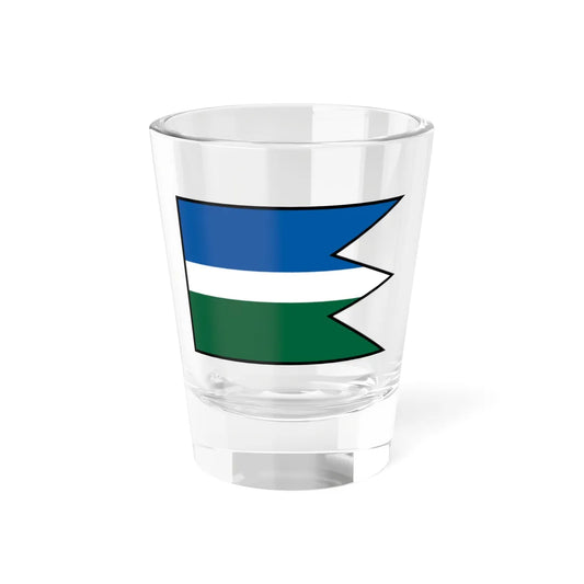 Nova Bosaca Nove Mesto Nad Vahom Flag (Slovakia) Shot Glass 1.5oz 1.5oz - Go Mug Yourself