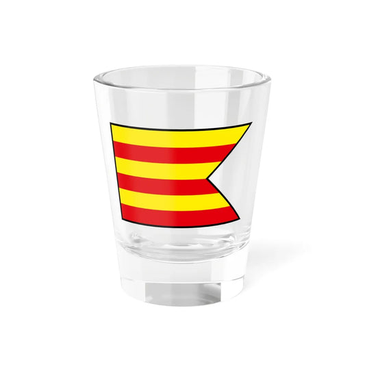 Nova Dubnica Ilava Flag (Slovakia) Shot Glass 1.5oz 1.5oz - Go Mug Yourself