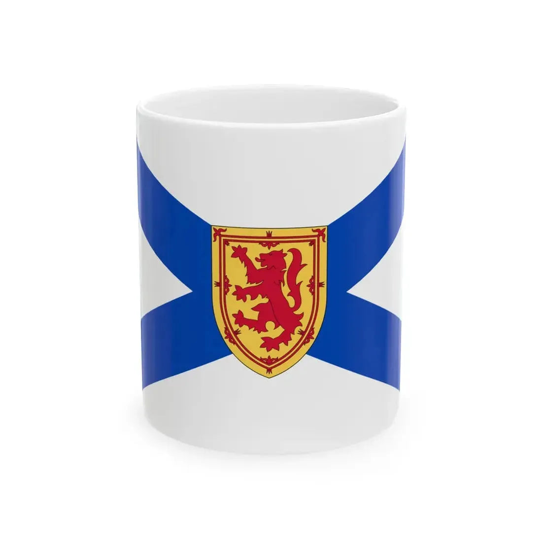 Nova Scotia flag (Canada) White Coffee Mug 11oz - Go Mug Yourself