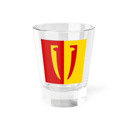 Nove Misto Staryi Sambir Raion flag (Ukraine) Shot Glass 1.5oz 1.5oz - Go Mug Yourself