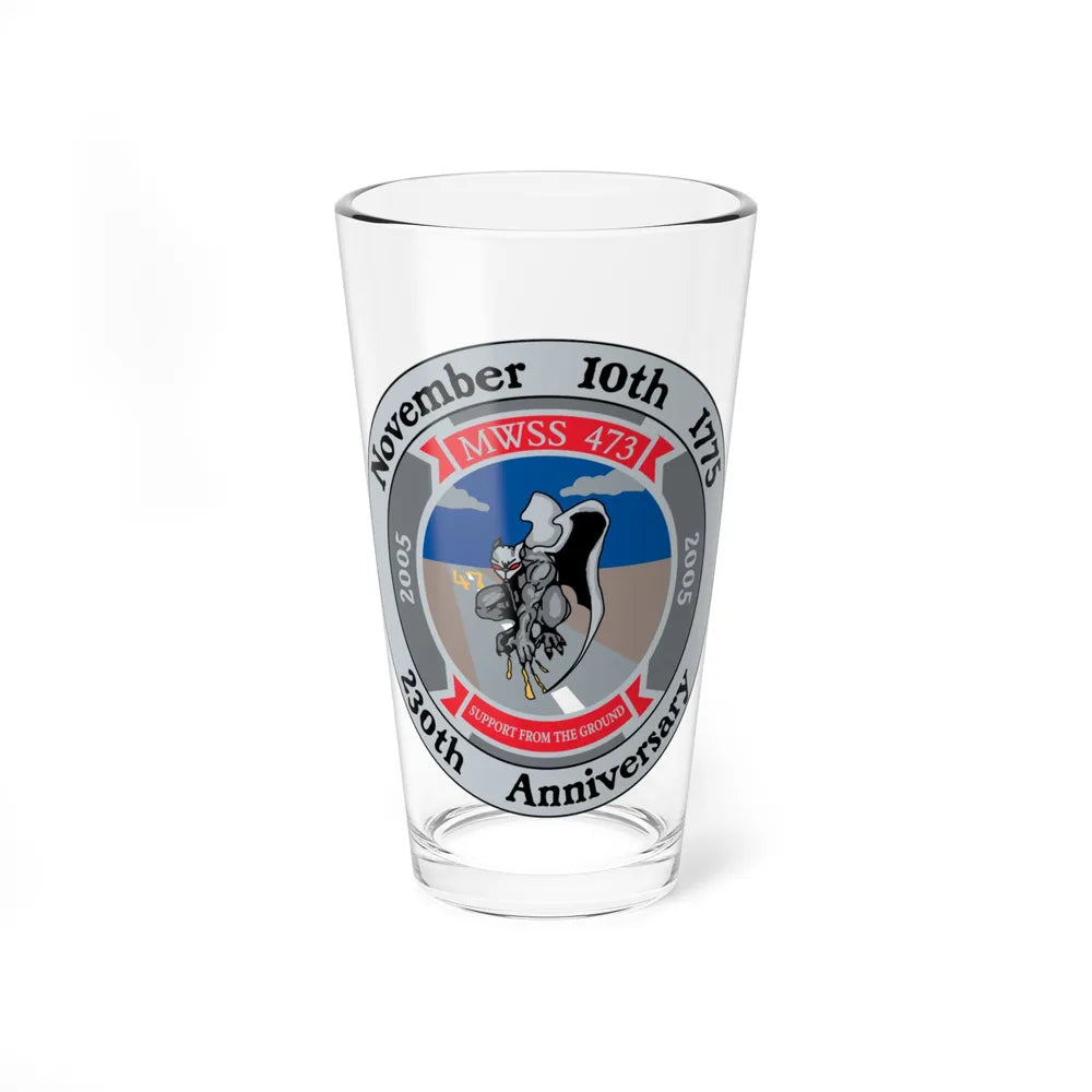 November 10th 1775 230th Anniversary (USMC) Pint Glass 16oz-16oz-Go Mug Yourself