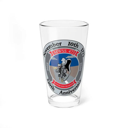 November 10th 1775 230th Anniversary (USMC) Pint Glass 16oz 16oz - Go Mug Yourself