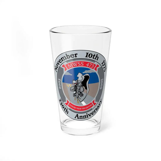 November 10th 1775 230th Anniversary (USMC) Pint Glass 16oz 16oz - Go Mug Yourself