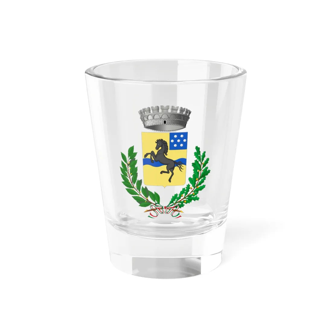 Noventa di Piave-Stemma (Italy) (Coat of Arms) Shot Glass 1.5oz 1.5oz - Go Mug Yourself