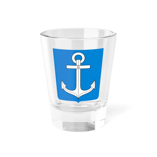 Novgorod Republic Anchor Shield (Russia) (Coat of Arms) Shot Glass 1.5oz 1.5oz - Go Mug Yourself