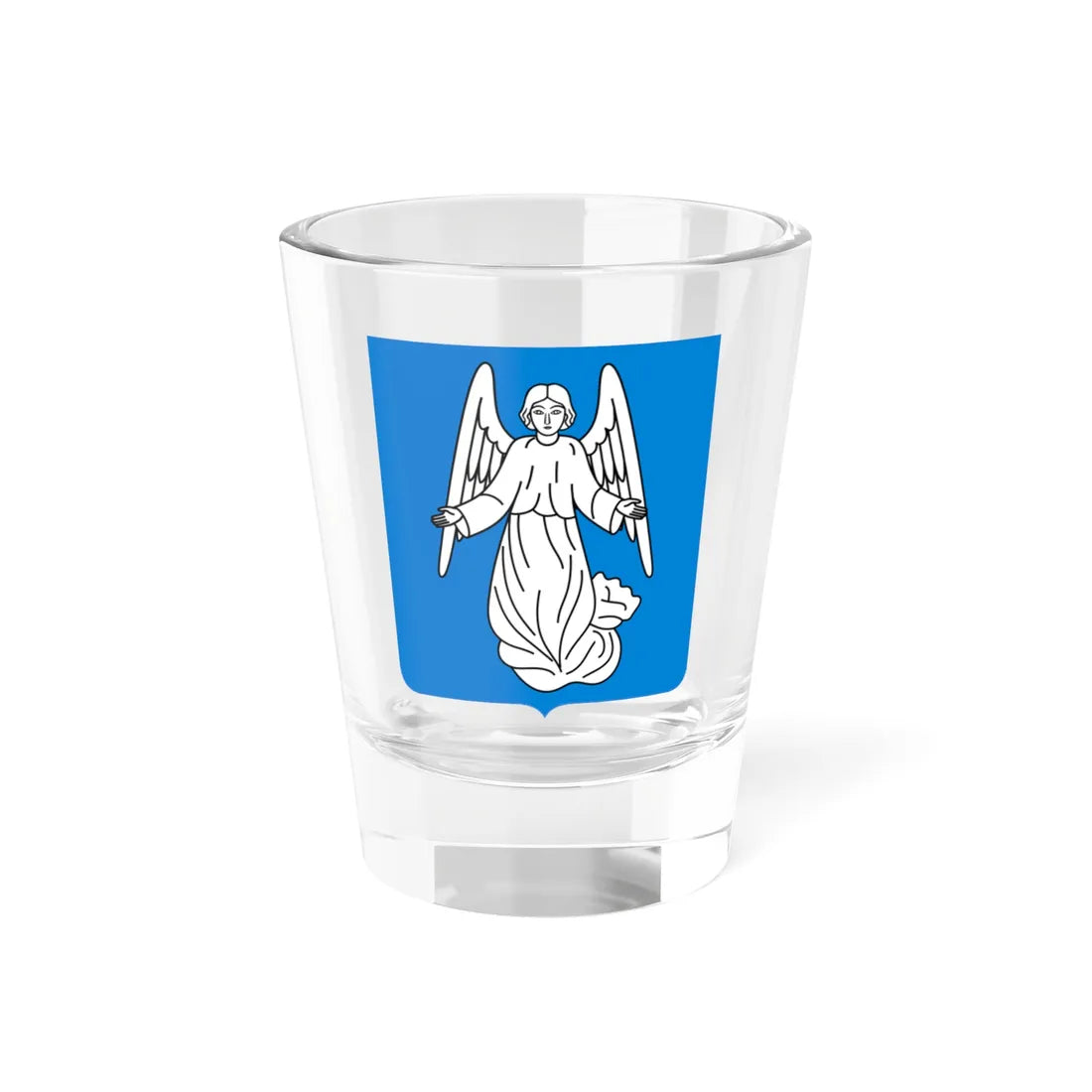 Novgorod Republic Angel Shield (Russia) (Coat of Arms) Shot Glass 1.5oz 1.5oz - Go Mug Yourself