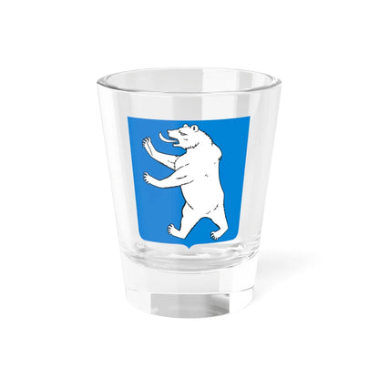 Novgorod Republic Bear Shield (Russia) (Coat of Arms) Shot Glass 1.5oz 1.5oz - Go Mug Yourself