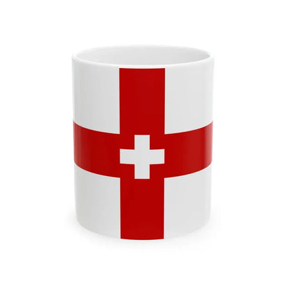 Novi Ligure-Bandiera (Italy) White Coffee Mug 11oz - Go Mug Yourself